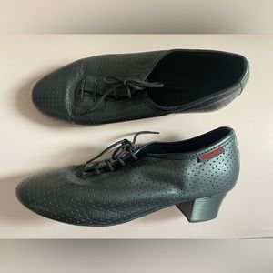 Supadance, black dance shoes size 7.5 US